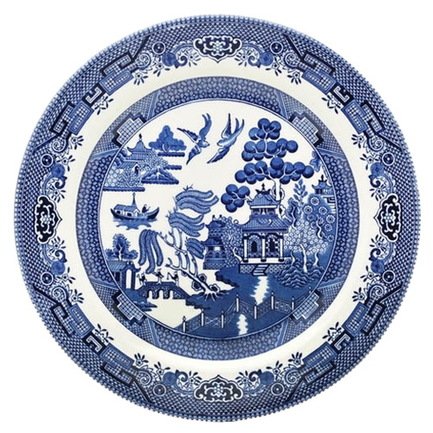צלחת 26 ס"מ רטרו blue willow